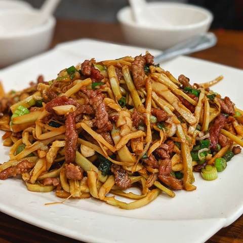 Beef and Bamboo Shoots, photographed