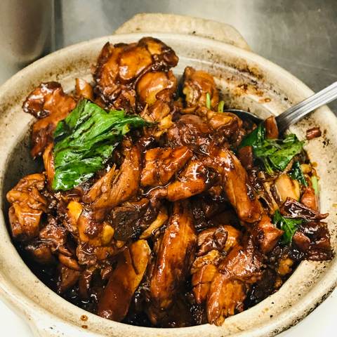 Three Cup Chicken, photographed