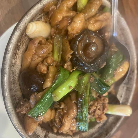 Chicken with Mushroom Casserole, photographed