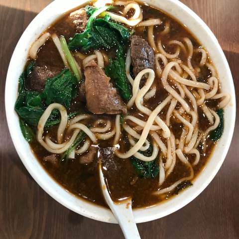 Beef Stew Noodle Soup, photographed