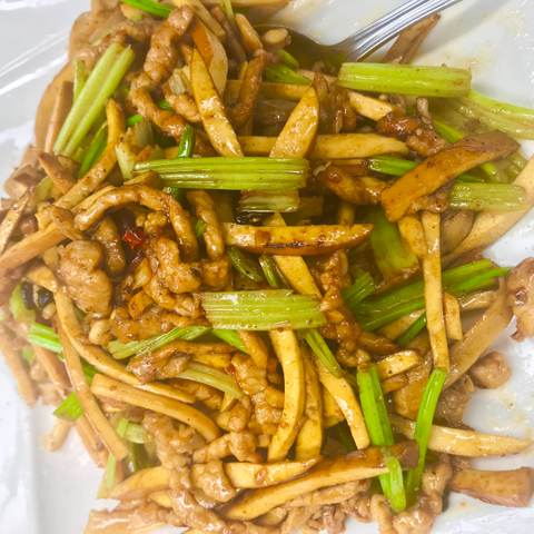 Hakka-Style Pork and Dried Todu, photographed
