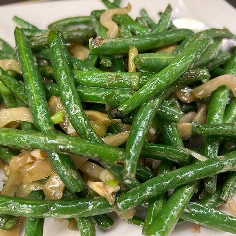 Sauteed String Bean, photographed